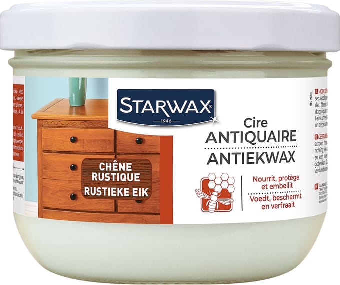 Boenwas Vast 375gr Oude Eik Starwax 40007