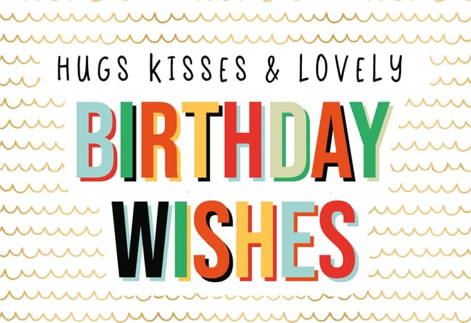 Kaart - Daisy - Happy birthday
