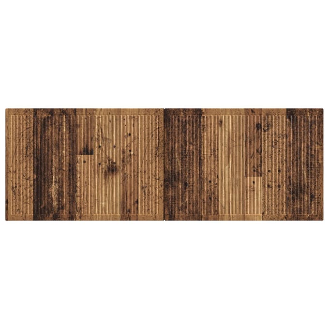 vidaXL - Wandgemonteerd - Hoofdbord - EDE - Oud - hout - Bewerkt - hout
