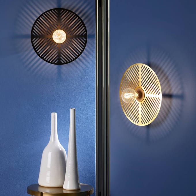 MARKET SET Waterlily wandlamp zwart