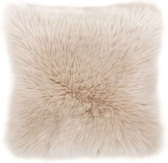 Tiseco Home Studio Sierkussen - Fluffy - Creme - Default