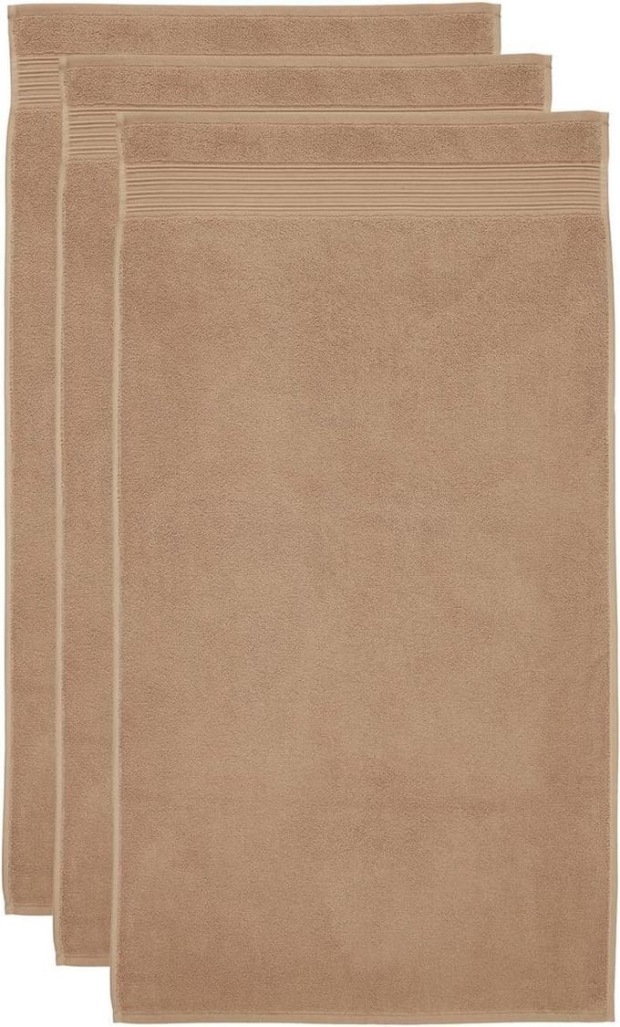Beddinghouse Care Cotton - Handdoek - 60x100 cm - Set van 3 - Goud