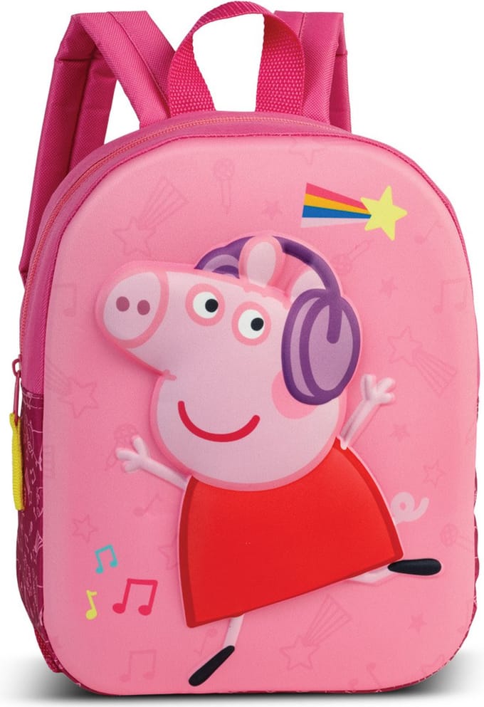 Peppa Pig Peuterrugzak, Muziek 3D - 32 x 25 x 6 cm - Polyester