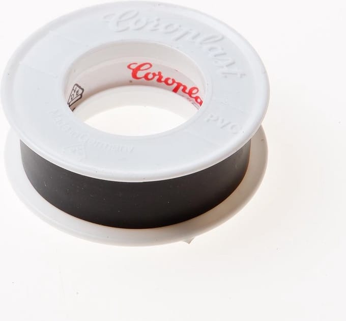 Coroplast 302 tape zwart 15mm x 4.5 meter