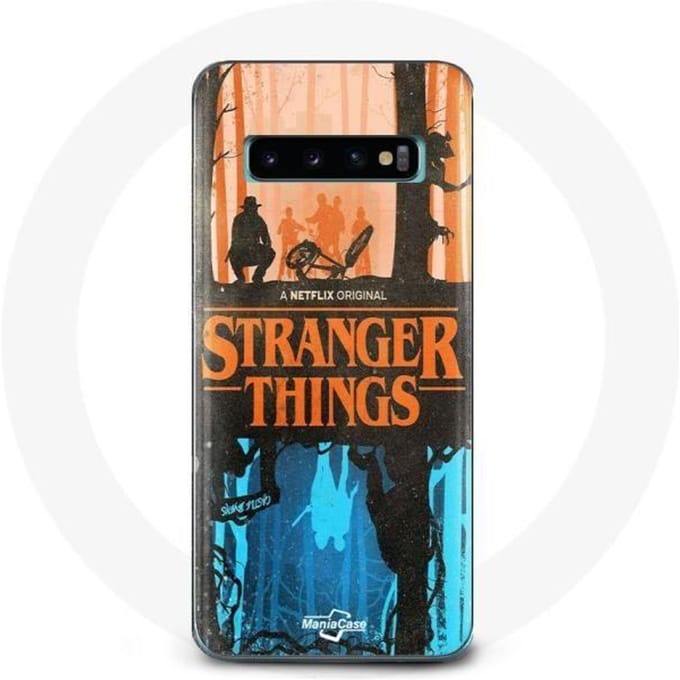 Coque pour Samsung Galaxy s10 plus Stranger Things Couverture des amis