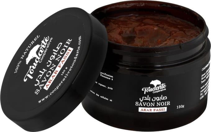 Sabon Beldi - Akar Fassi - Marokkaanse Zwarte Zeep - Bodyscrub - 150 g