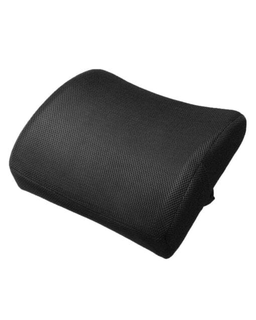 Home & Comfort rugkussen - memoryfoam - Zwart