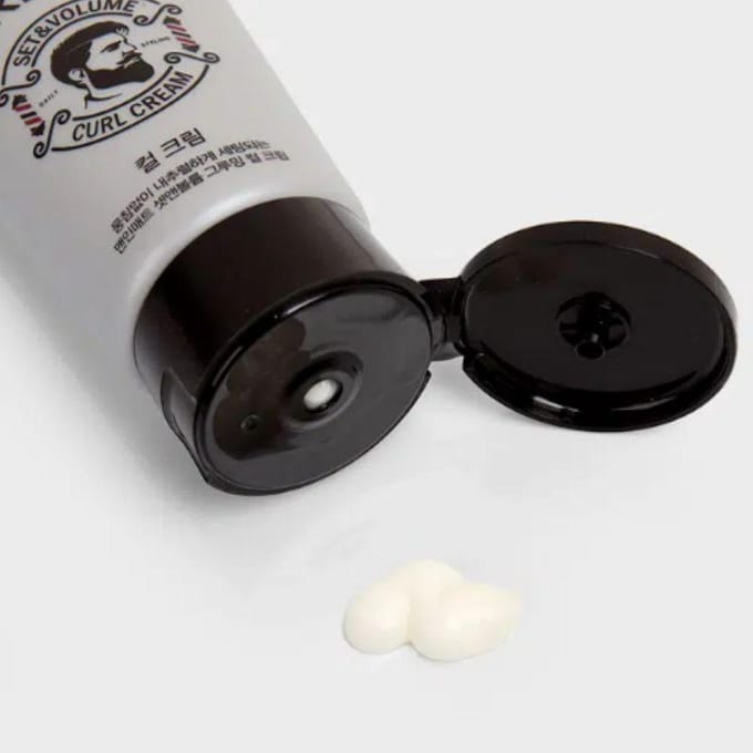 Elastine Man Set Mat & Crème Volume Curl 150 ml white
