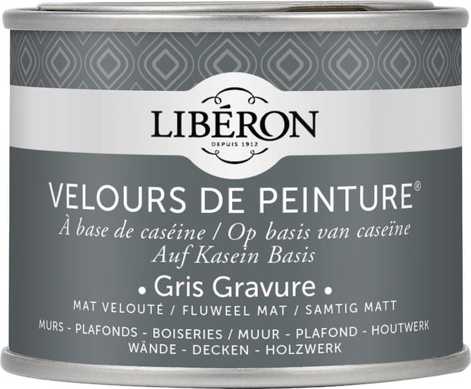 Liberon Velours De Peinture Muurverf - Mat - Gris Gravure - 0,125l