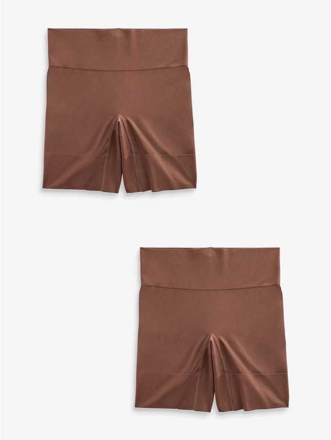 Next - Dames - Set van 2 naadloze anti-schuur shorts - Huidkleur