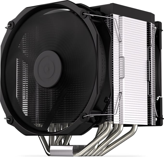 Cooling.pl Endofry Fortis 5 Cpu-Koeler Met Dubbele Ventilator (120-140Mm) Voor Pc (Zwart)
