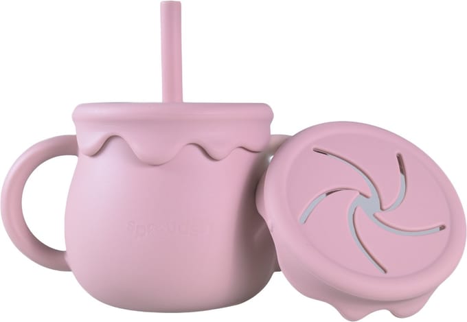 Sproudsy Drinkbeker Clouds – Kraamcadeau – Kinderservies - Baby – Rose