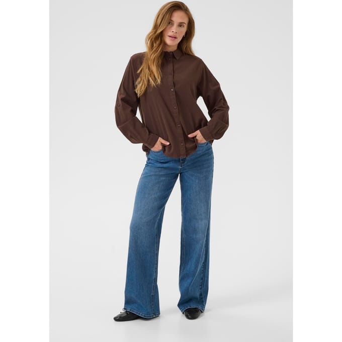 Overhemd met lang mouwen KAnaya Overhemd met lang mouwen Regular fit brown