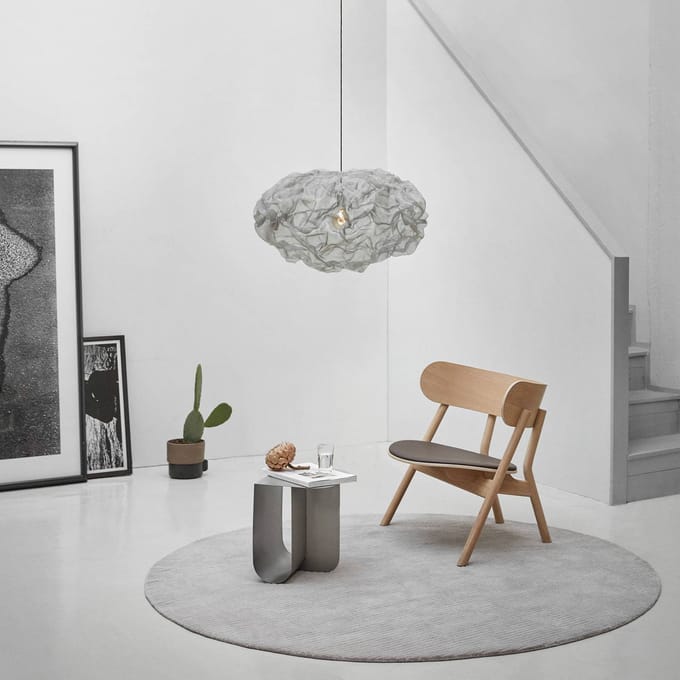 Northern Heat hanglamp, staal, Ø 55 cm