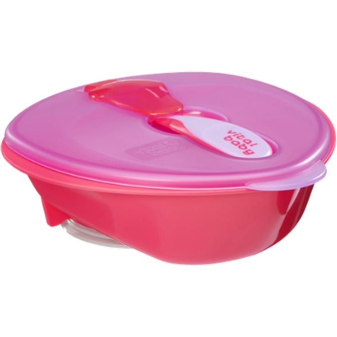 Vital Baby Voedingsschaal met Zuignap - Roze