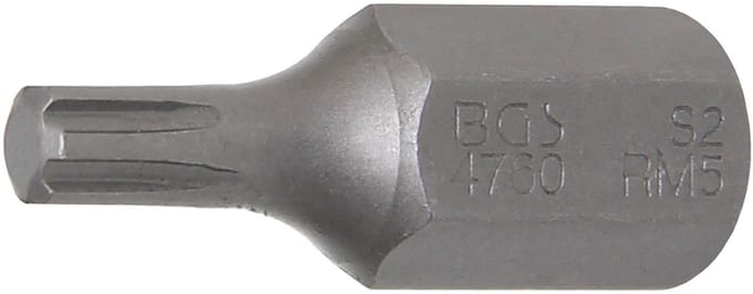 BGS Bitaandrijving buitenzeskant 10 mm (3/8") wigprofiel (vo...