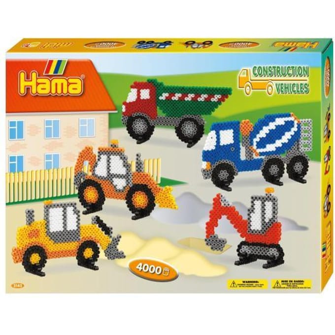 Hama Construction Vehicles Set Strijkkralen & -parels