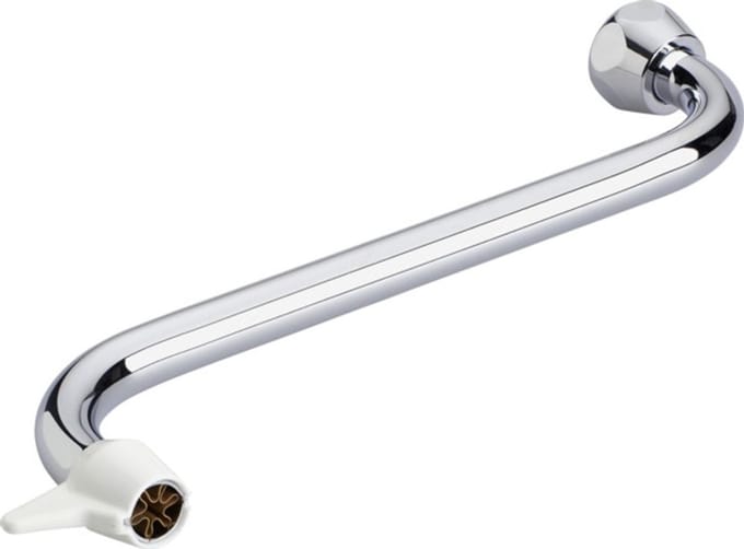Ideal Standard Uitloopbuis speciale armaturen, 200mm, met handbescherming, chroom, B960076AA
