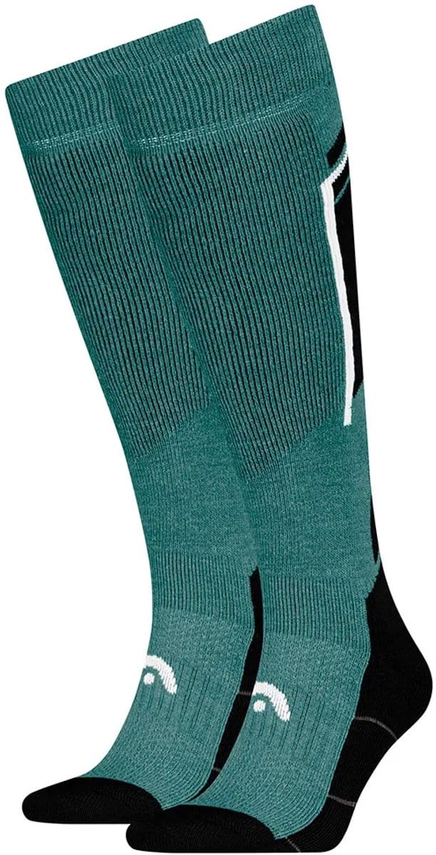 Head Ski Beginner Lange Sokken 2 Paren Groen EU 31-34