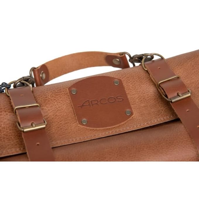 Trousse à Couteaux - ARCOS - Professionnelle - Cuir - 10 Emplacements - 863 x 446 mm