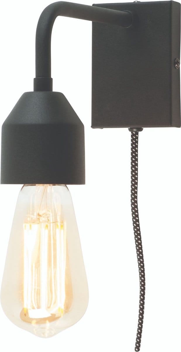 it's about RoMi Wandlamp Madrid - Zwart - 20x7x15cm - Binnen Modern