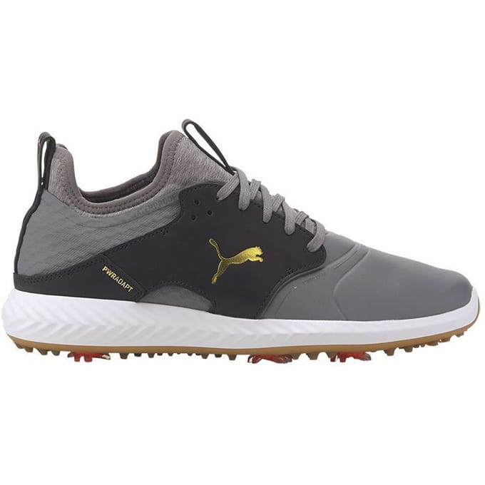 PUMA Ignite Power Adapt Cage Grijs Glad Leer Heren Trainers 193825 06