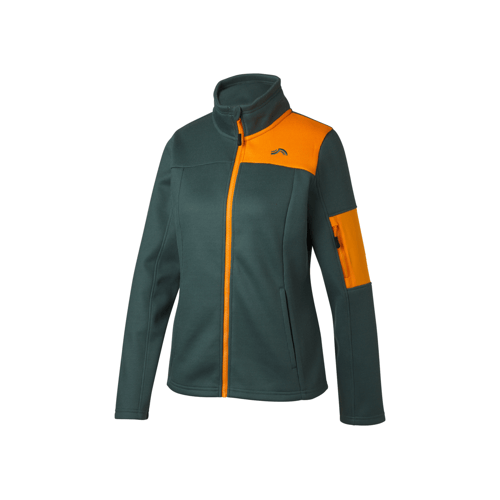CRIVIT Dames fleece jas (Donkergroen, M (40/42))