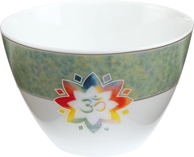 Goebel - Lotus | Kom Om groen | Schaal - 7cm - porselein