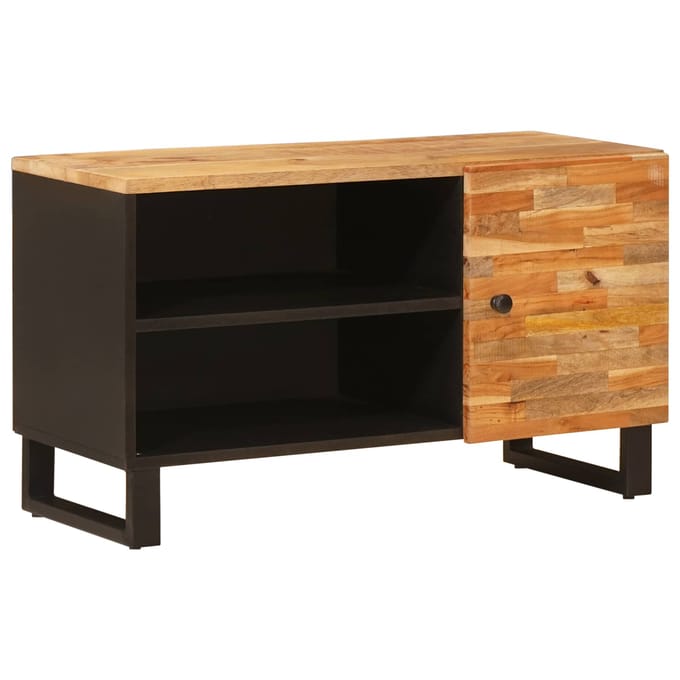 vidaXL - TV - Kast - Bruin - 80 - x - 33 - x - 46 - cm - Massief - Mango - Hout