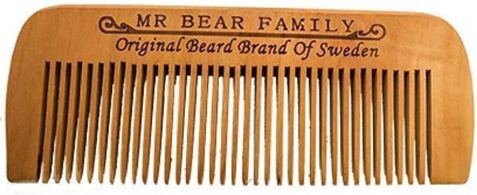 Mr. Bear Mr Bear Family wooden beard comb