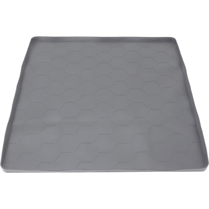 Koelkast Siliconen Mat Professionele Krasbestendigheid Lekdicht Onder Wasmachine Mat voor Gray gray
