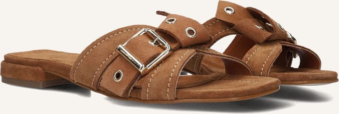STEFANO LAURAN 25037 Slippers - Dames - Bruin - Maat 36