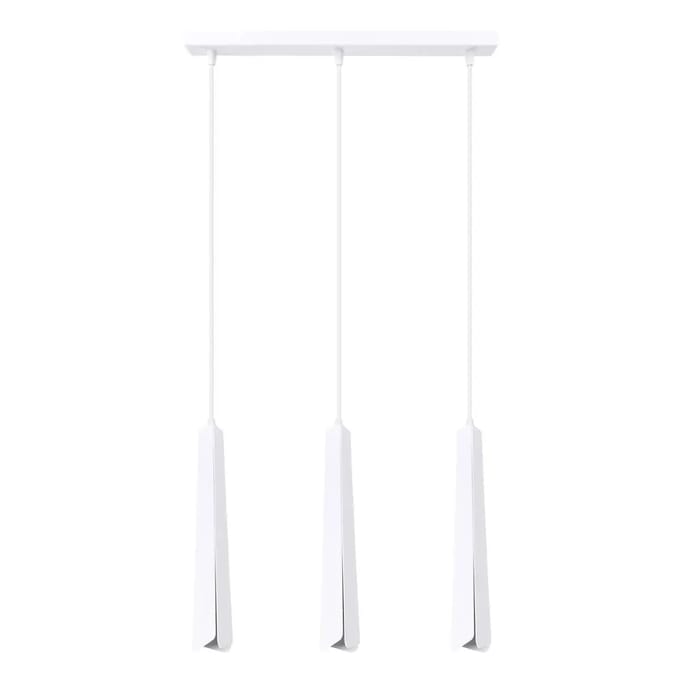 Sollux Lighting Hanglamp Prysm - G9 - wit - staal - 120x45x5cm