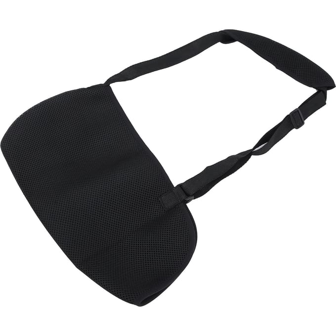 Écharpe de bras respirante et réglable, support d'épaule pour fracture et entorse black