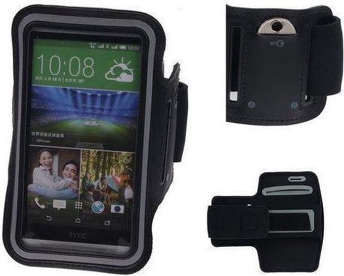 HTC One mini 2 Zwart Sport Armband Neopreen
