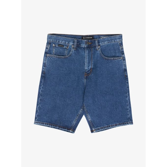 Quiksilver Eqyds03119 Regular Fit Korte Jeans Blauw 30 Man