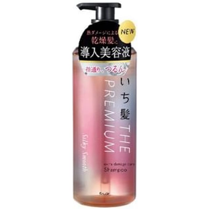 Kracie - Ichikami The Premium Extra Damage Care Shampoo Silky Smooth - 480ml