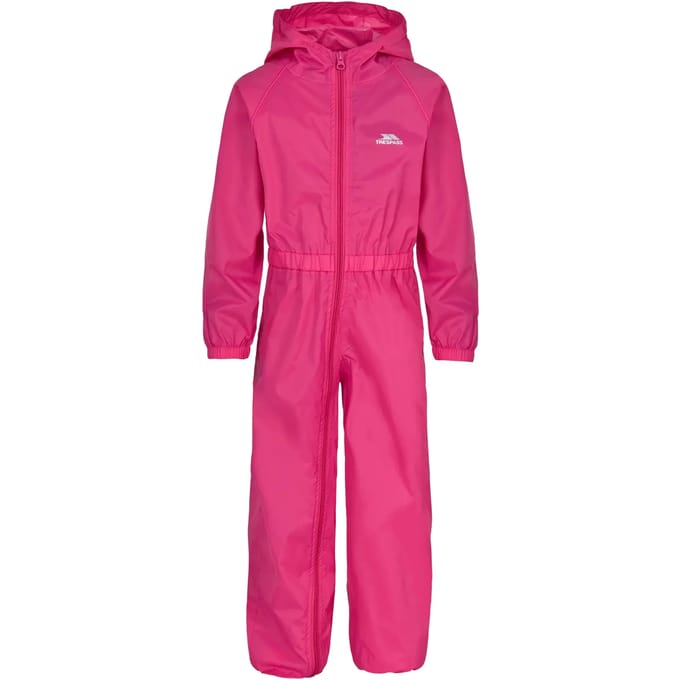 Trespass Kinderregenset Button - Unisex regenpak voor kinderen Gerbera