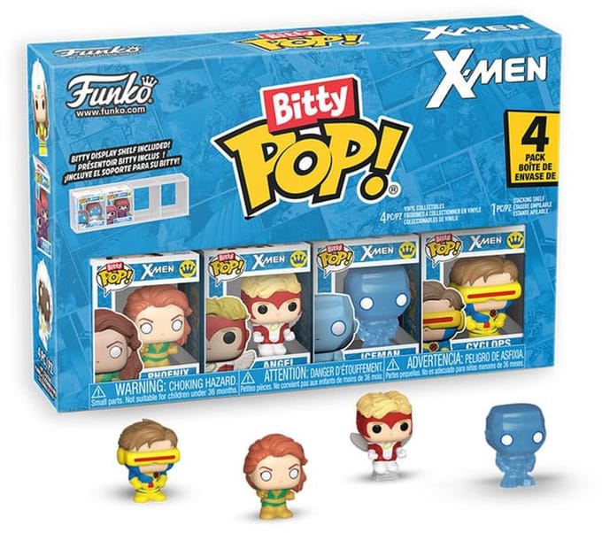 Funko X-Men Bitty POP! Vinyl Figure 4-Pack Jean Grey w/CH 2,5 cm Mini-Figuur - 2cm