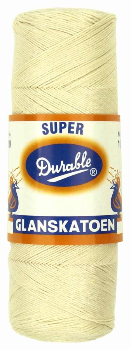 Durable Glanskatoen Nr. 10 - 087 ecru - Katoen Garen