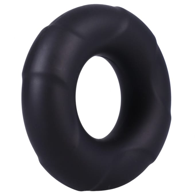 Dock Johnson - Silicone Cockring - Zwart