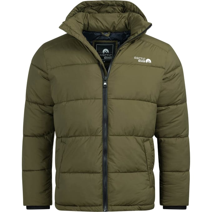 Arctic Seven Heren Winter Puffer Jas AS-333 – Warm, Sportief, Waterafstotend