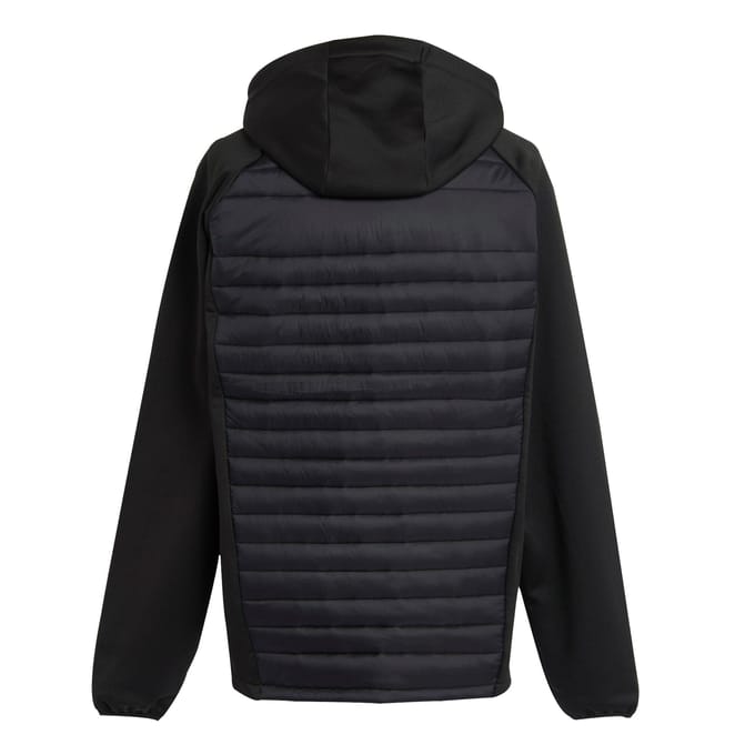 Regatta Heren Navigate Quilted Hybride Jas (Zwart/Oranje Pop)
