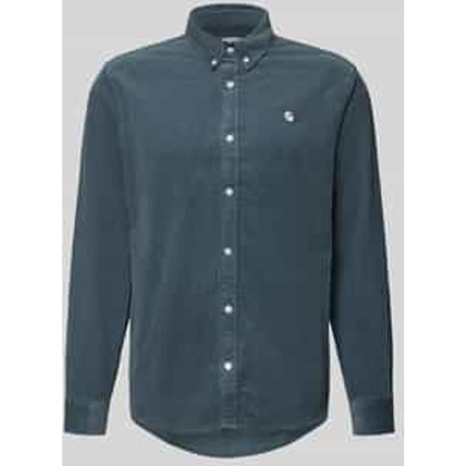Regular fit vrijetijdsoverhemd van corduroy met button-downkraag