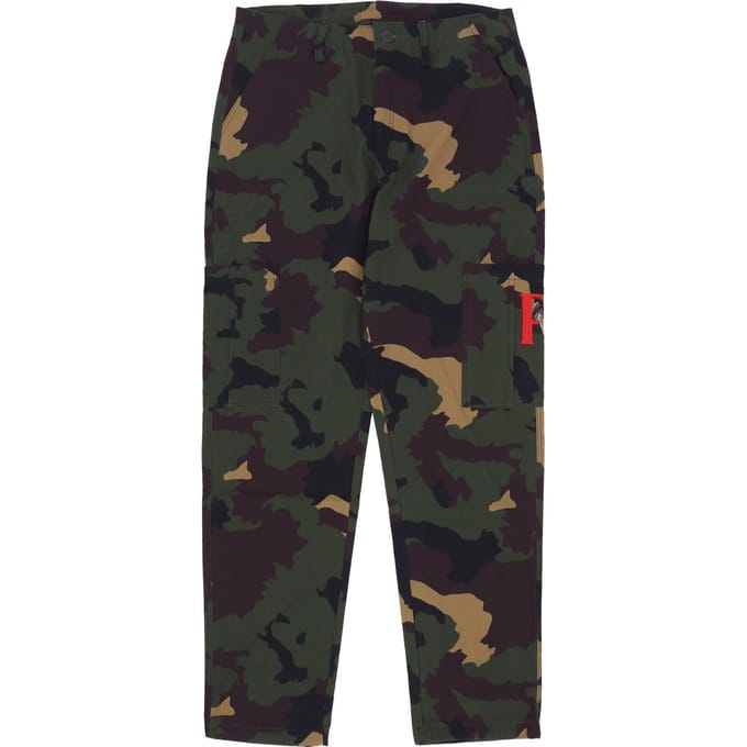 Crime Cargo Pant Camo lange herenbroek