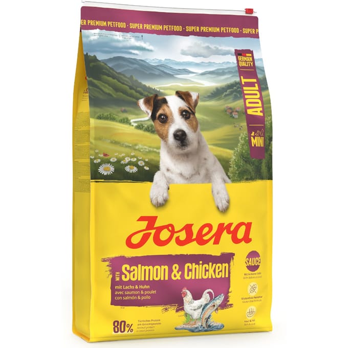 10kg Josera Mini Adult Zalm & Kip Droogvoer voor honden