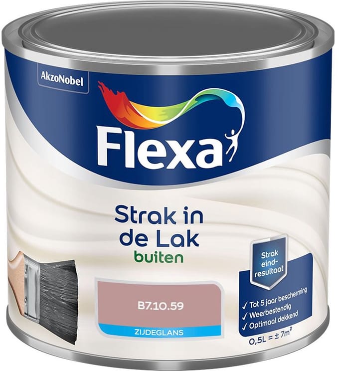Flexa - Strak In De Lak Buitenlak Zijdeglans - B7.10.59 - Mengverf - 500 Ml