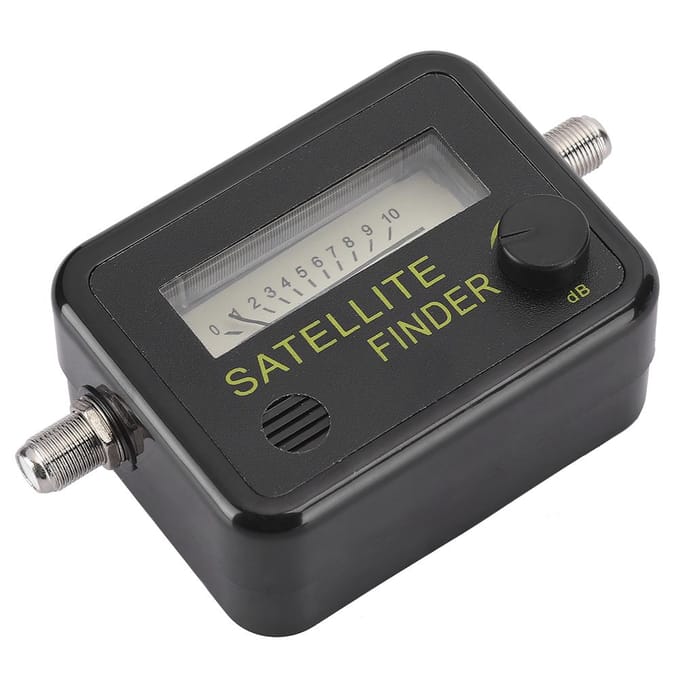 9501 Gevoelige Satellietzoeker Signaalsterktemeter Zwart met Digitaal Scherm gray