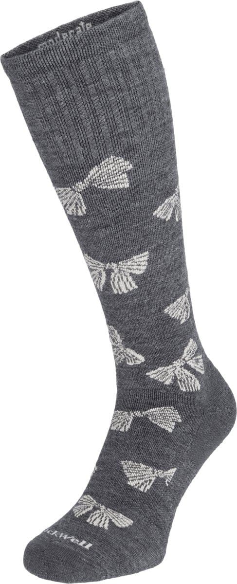 Sockwell - Bows Dames Compressiekousen Klasse 1 Charcoal - Maat 35-38