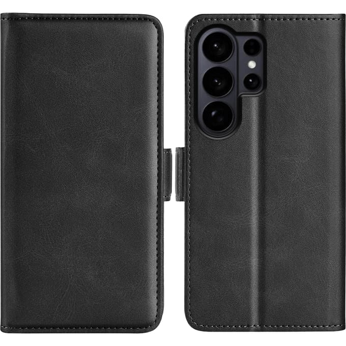 Comfycase Samsung S26 Ultra Bookcase Hoesje Zwart